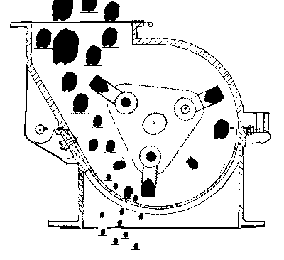錘式石子破碎機原理動態圖